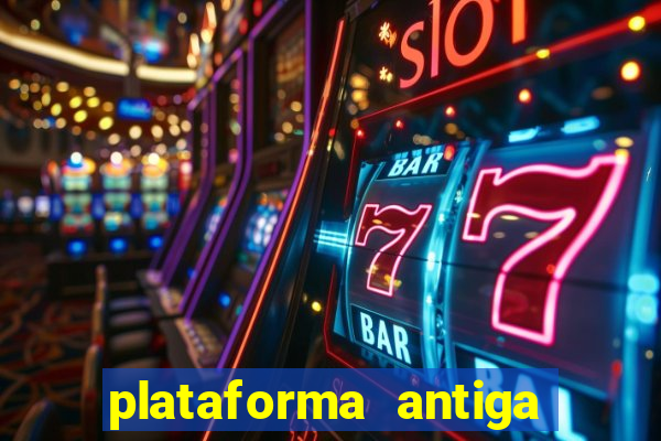 plataforma antiga de jogos